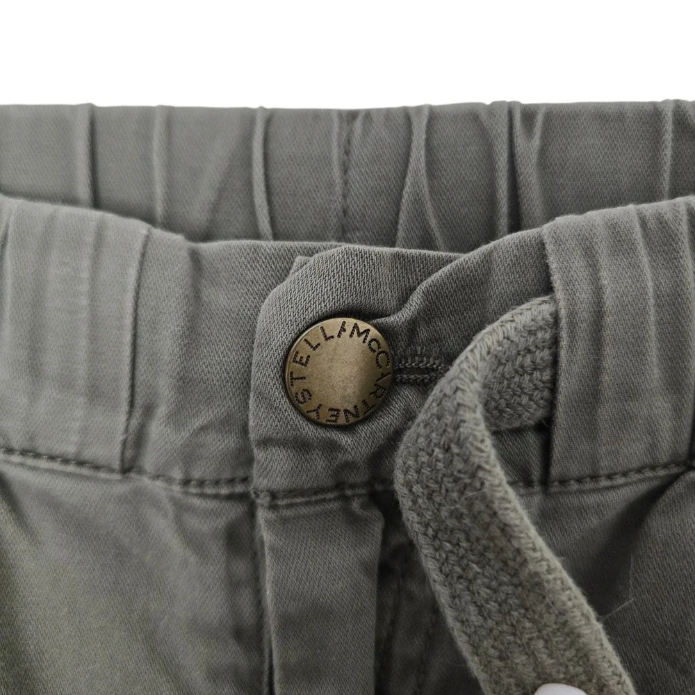 Stella McCartney‎ Kids Jogger Pants Girls 14 Olive Green Excellent Knee Patches